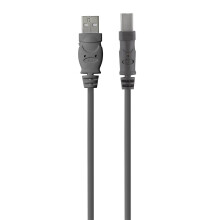 Belkin F3U154BT1.8M A to B USB Cable - Grey