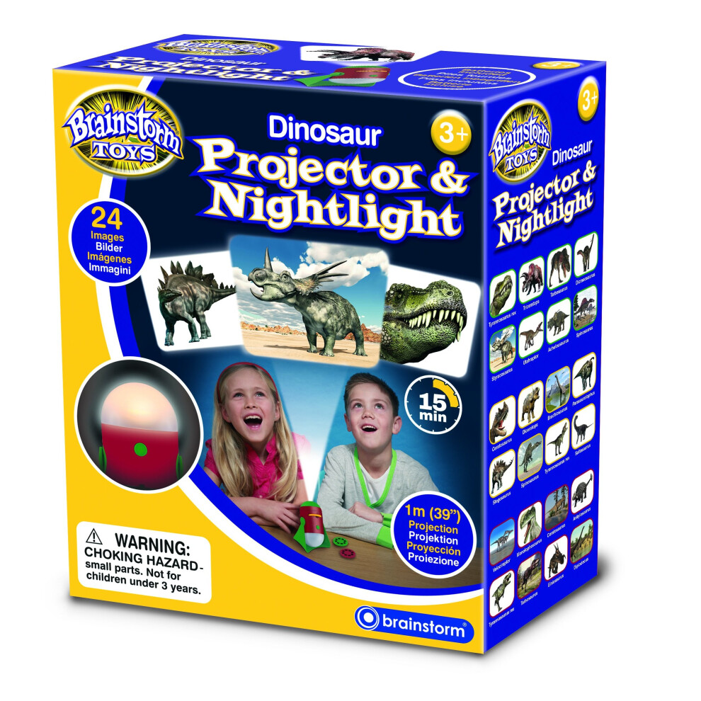Brainstorm Toys Dark E2046 Dinosaur Projector & Nightlight Size 24