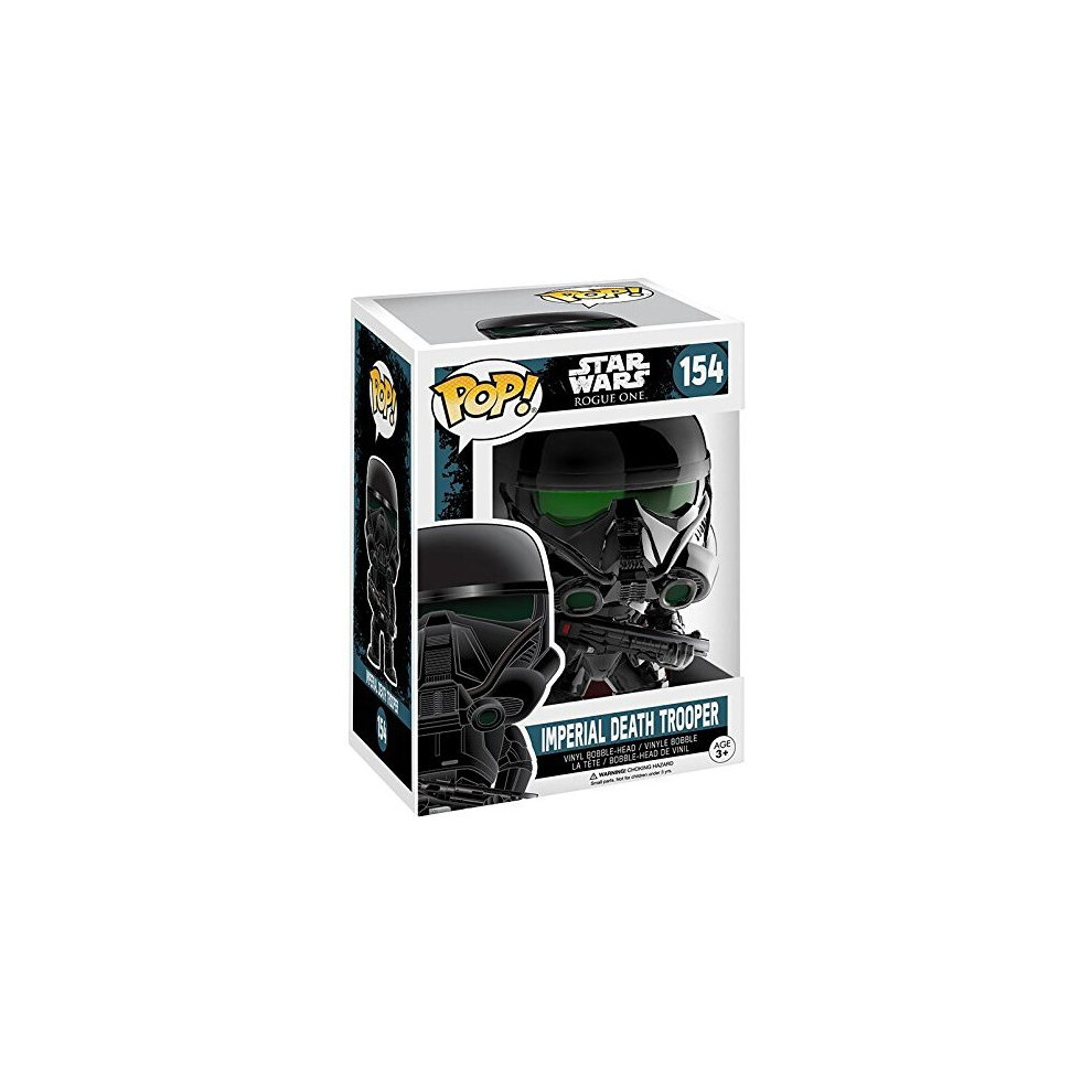 Funko Pop! 10465 ""Star Wars Rogue One Imperial Death Trooper Chrome Bobble Toy