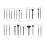 Rio Professional Cosmetic Make Up Brush Set - 24-Piece 3