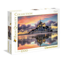 Clementoni - 39367 Collectie - Le magnifique Mont Saint-Michel - 1000 stuks