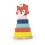 Janod Janod Baby Forest Fox Wood Stacker - Etΰ 1+ - J08014 2