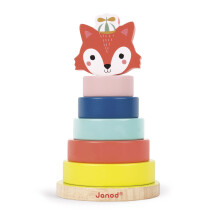 Janod Baby Forest Fox Trä Stapel - Från 1 år - J08014