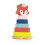 Janod Janod Jura Toys J08014 Baby Forest Fox Stacker 3