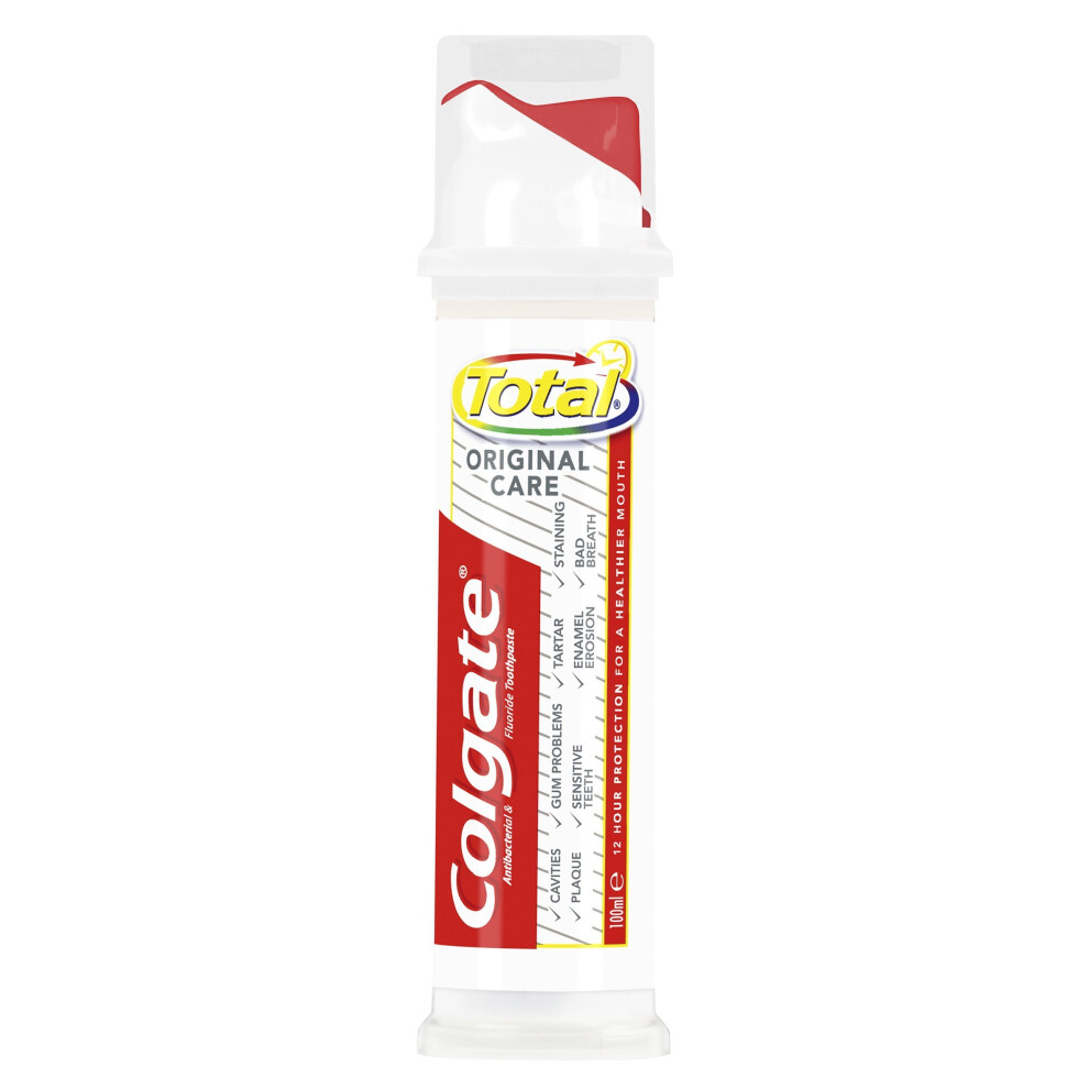 Colgate Total Original Care Toothpaste Pump, 100 ml