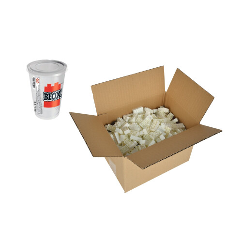 Simba SIMBA 104118930 "Blox 8-Stud White Building Blocks Set (500-Piece) 1