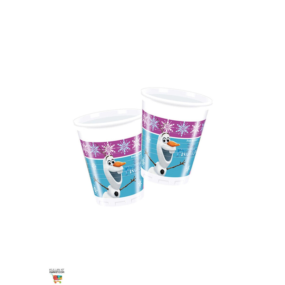 Disney 46777 Frozen Party Decoration Cups Plastic, 200 ml