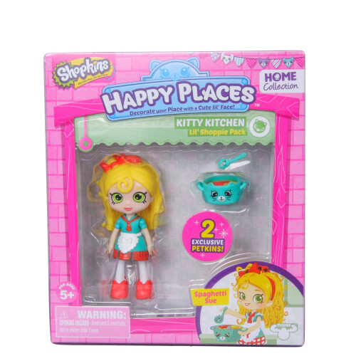 Shopkins Shopkins Happy Places Single Pack Kitty Kitchen Spaghetti Sue