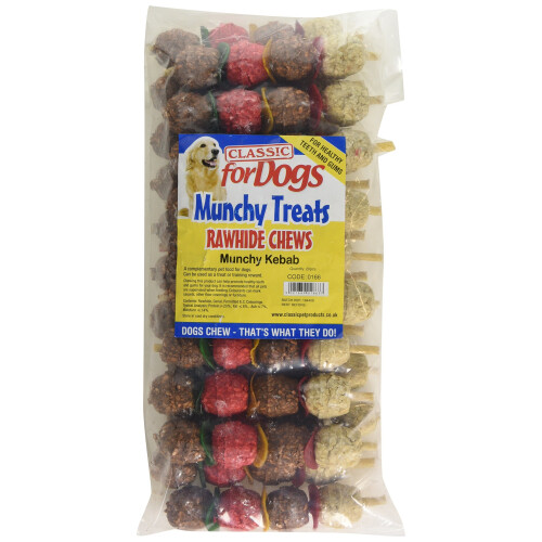 Dog Chew Treat Natural Snacks Handmade - 20 Munchy Kebabs 150mm 1