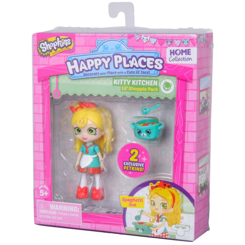 Shopkins Shopkins Happy Places Single Pack Kitty Kitchen Spaghetti Sue 2