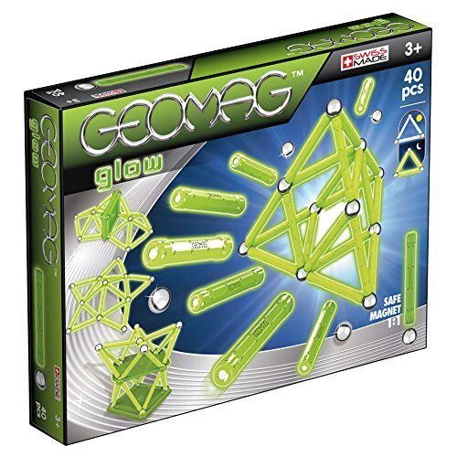 Geomag Geomag 330 Glow Magnetic Construction Set (40-Piece)