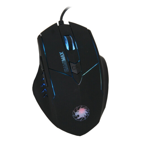 Game Max Tornado Gaming Mouse - Black (GMM-TORNADO) - 6-Button Optical, 800-2000 DPI, Ergonomic Anti-Sweat Design 2