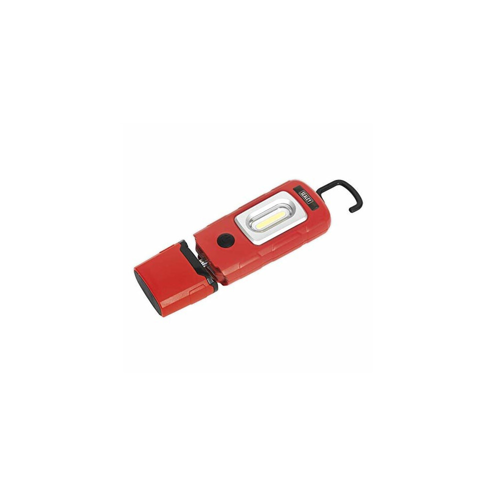 Sealey LED3601R LED Rechargeable Lithium-Polymer Inspection Lamp, Red
