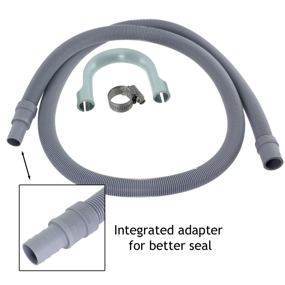 SPARES2GO Extension Drain Hose for Hotpoint Washing Machine (1.5M, 18mm / 22mm)