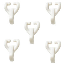 Bulk Hardware BH03626 Curtain Track Rail Gliders Hooks to fit Swish Twin Glide Nylo Glide Track - Pack of 20