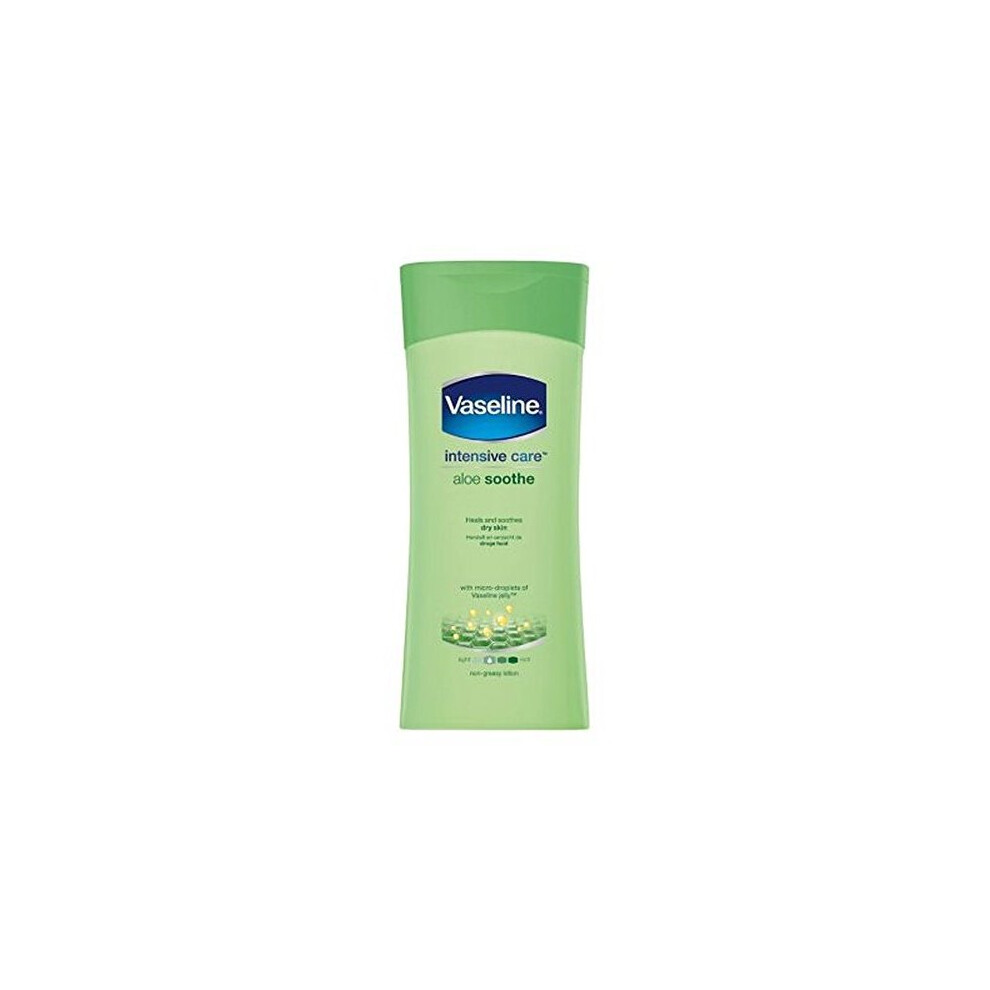 Vaseline Intensive Care Aloe Soothe Lotion 400Ml - Pack of 2