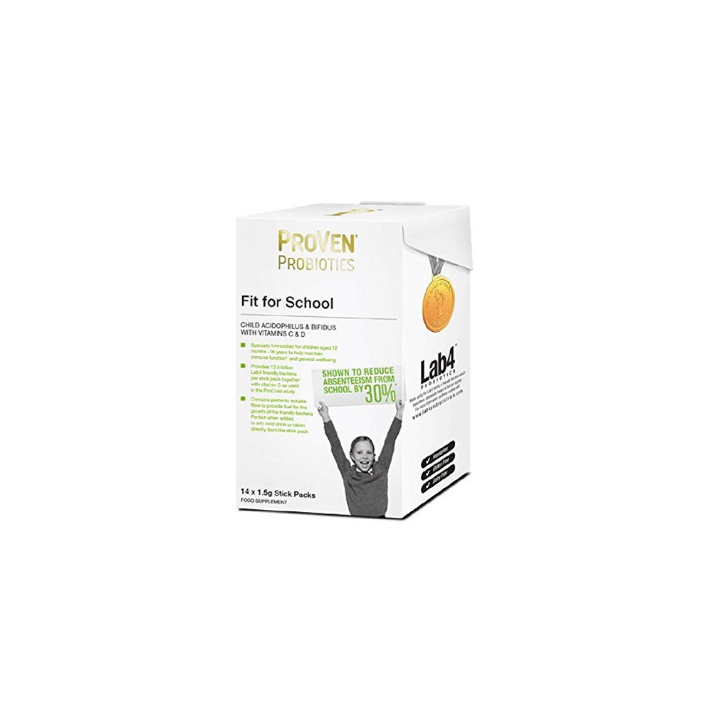 Proven-Probiotics Gold Proven Probiotics Fit For School Stick - Pack Of 14