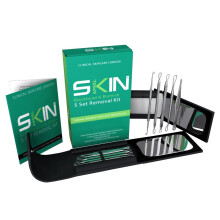 Skinapeel Premium Blackhead & Blemish Remover Kit - Acne Treatment 5 Dermatologist Stainless Steel Grade Tools - Blackheads, Acne & Facial...