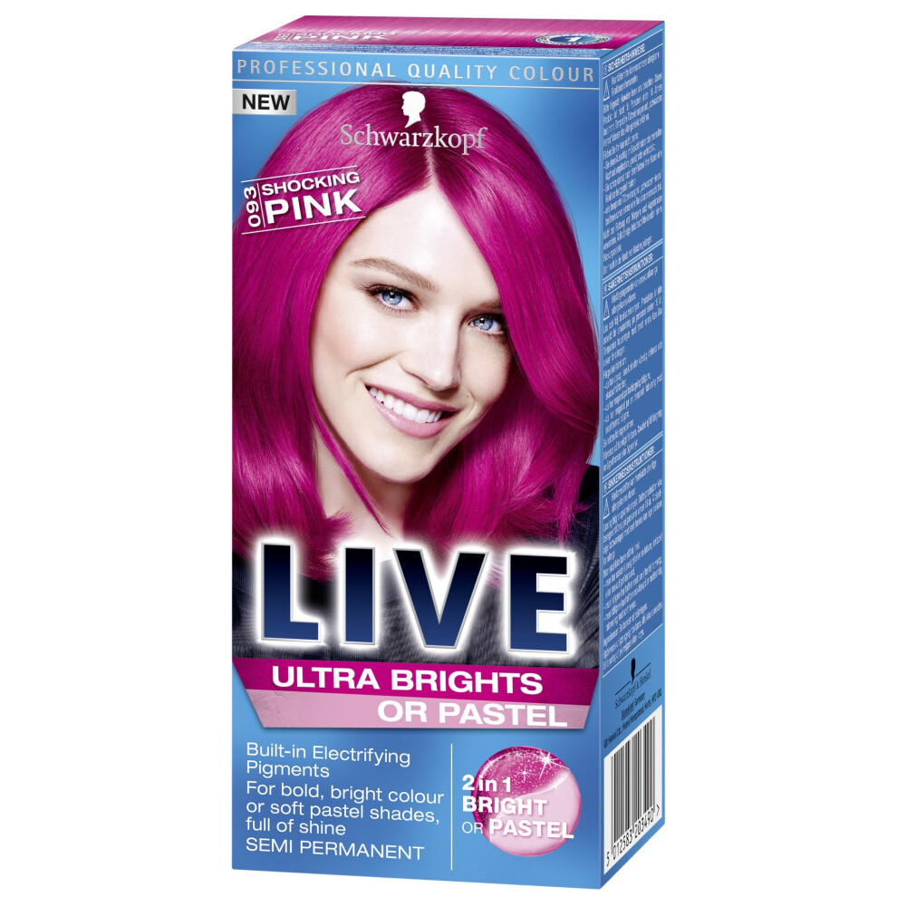 Schwarzkopf LIVE Ultra Brights 93 Shocking Pink Hair Colour