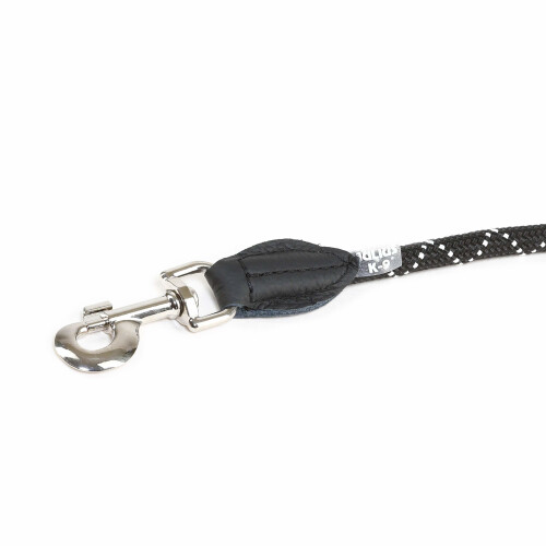 Julius-K9, 20200-IDC, IDC String Leash, 12 mm x 2 m, Fluorescent Black 2