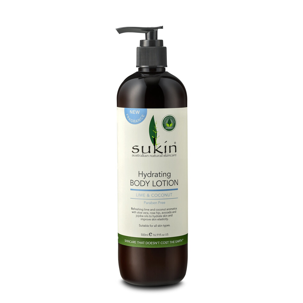 Sukin Hydrating Body Lotion, Lime And Coconut