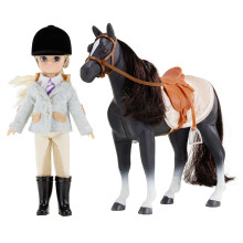 Jouet - LOTTIE - Pony Club Lottie + cheval - Mixte - A partir de 3 ans - Noir