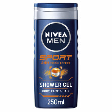 Nivea Men Sport Shower Gel, 250 ml - Pack of 6