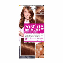 L'Oréal Casting Crème Gloss 634 Chestnut Honey Brown Semi Permanent Hair Dye Pack of 3