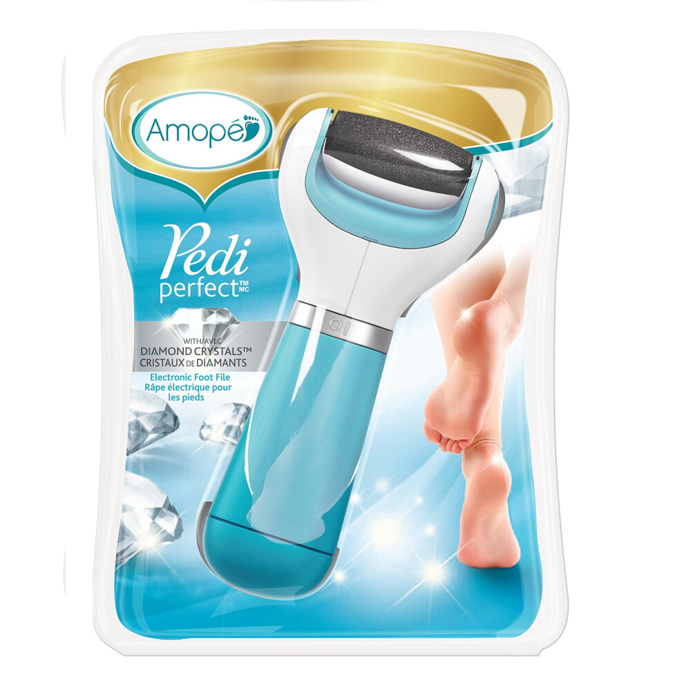 Amope Pedi Perfect Electronic Foot File, Regular Coarse