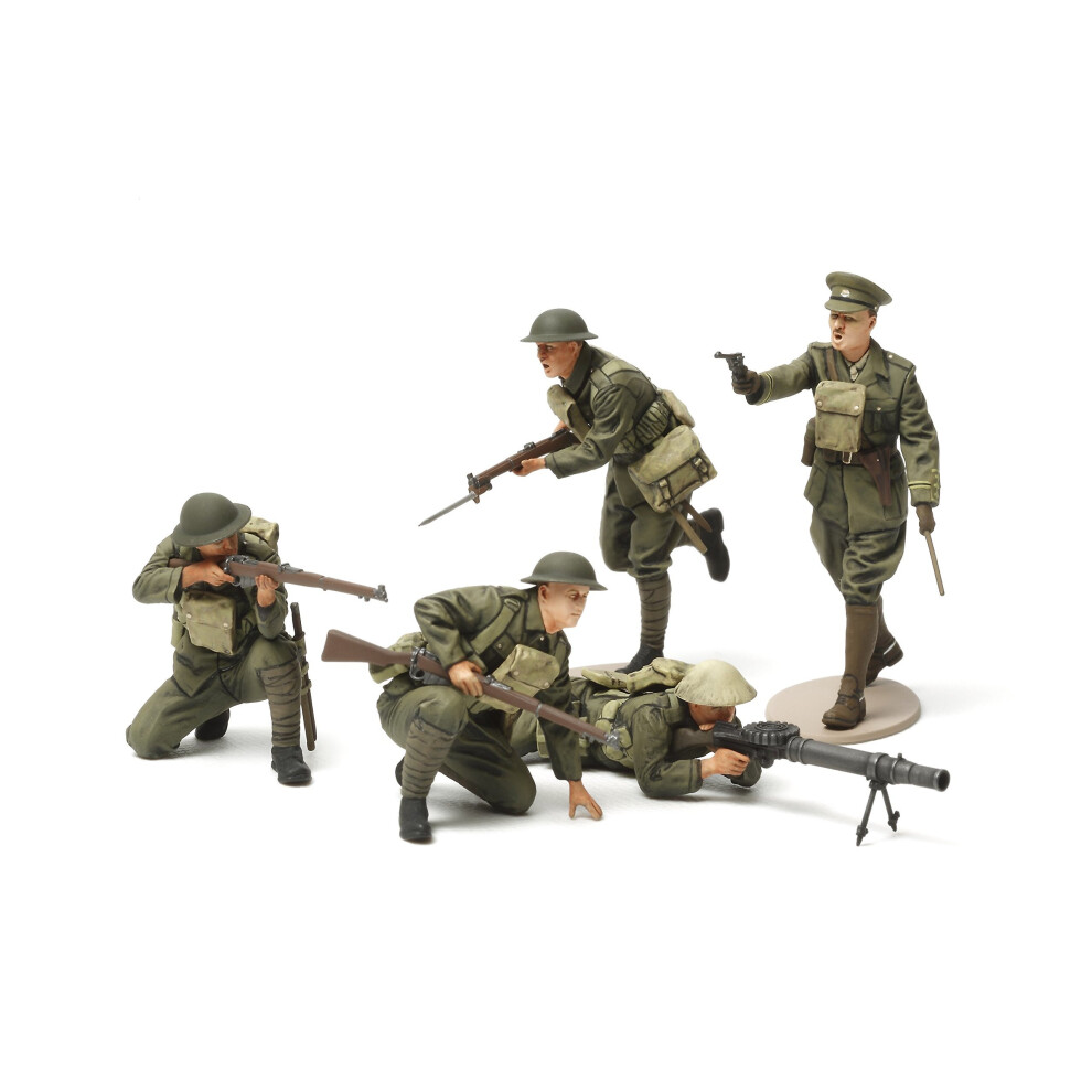 Tamiya 300035339 1:35 WWI British Infantry Figures Set of 5-image-OPC-PPT9CG-NEW