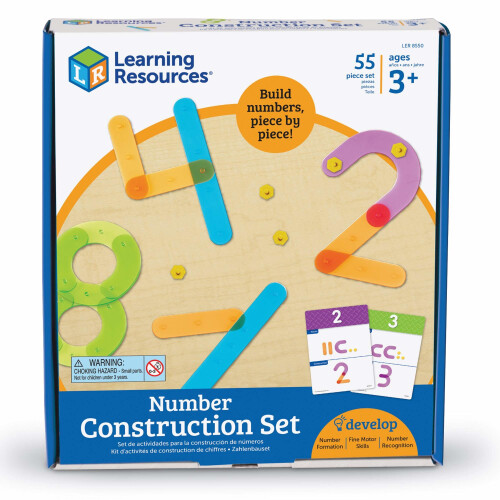 Learning Resources Learning Resources Number Construction, 55 Pieces 2