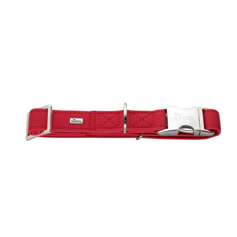 HUNTER Softie Alu-Strong Art-Nubuk Collar, 15/30 x 45 cm, Small, Red