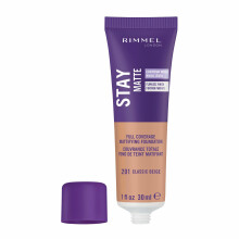 Rimmel London Stay Matte Foundation, 201 Classic Beige, 30 ml