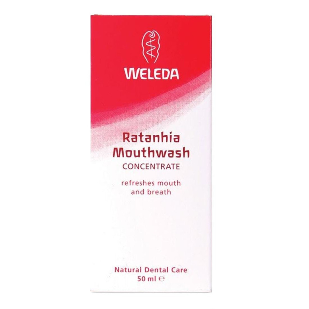 Weleda Oral Ratanhia Mouthwash Concentrate - 50ml/1.7oz