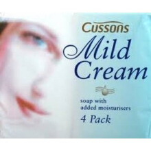 Cussons mild cream soap 4x 90g Triple pack (12 bars in total)
