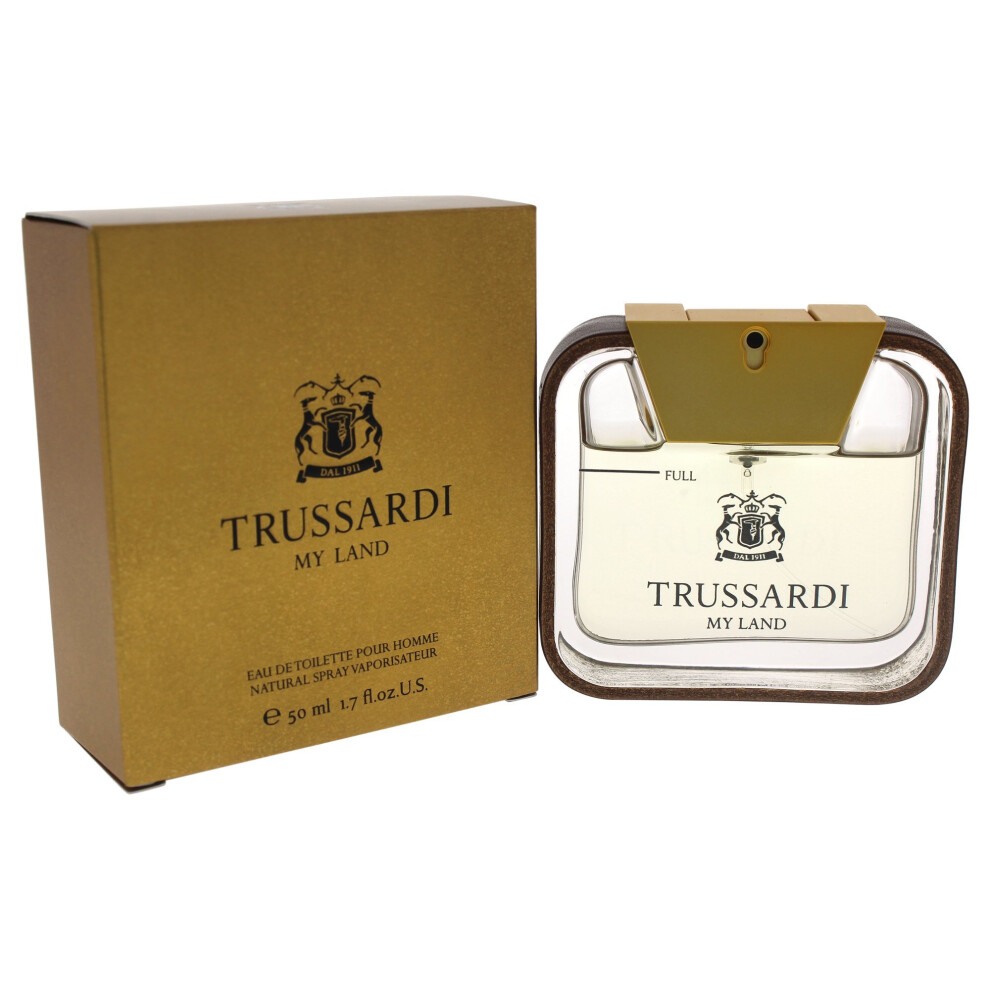 Trussardi My Land Eau De Toilette Spray For Men 50 Ml