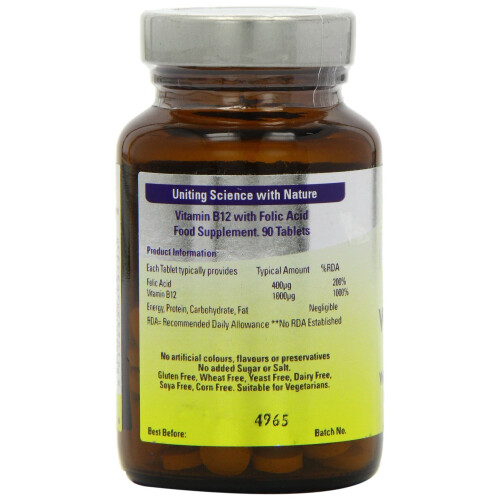 FSC 1000ug Vitamin B12 - Pack of 90 Tablets 1