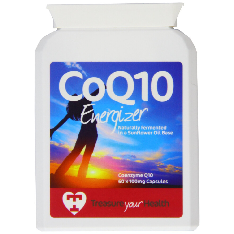 Treasure-Your-Health Treasure Your Health 100Mg High Strength Coenzyme Q10 - Pack Of 60 Capsules