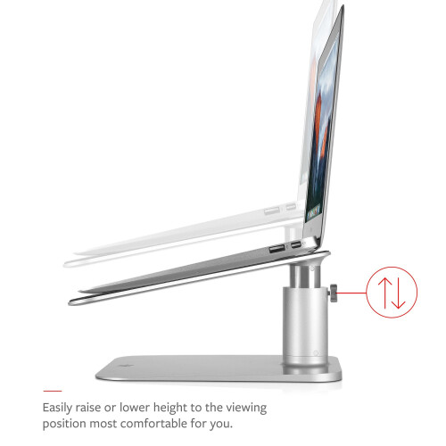 Twelve South HiRise for MacBook | Height-adjustable laptop stand for MacBook 1