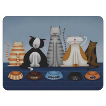 Plymouth Pottery - Hungry Cats Placemats - Set of 6