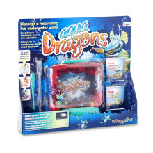 Aqua Dragons W4001 Underwater World (ID4001) - Award-Winning, Low-Maintenance Hatch & Grow Kit with Aquarium, Eggs, Food & Instructions