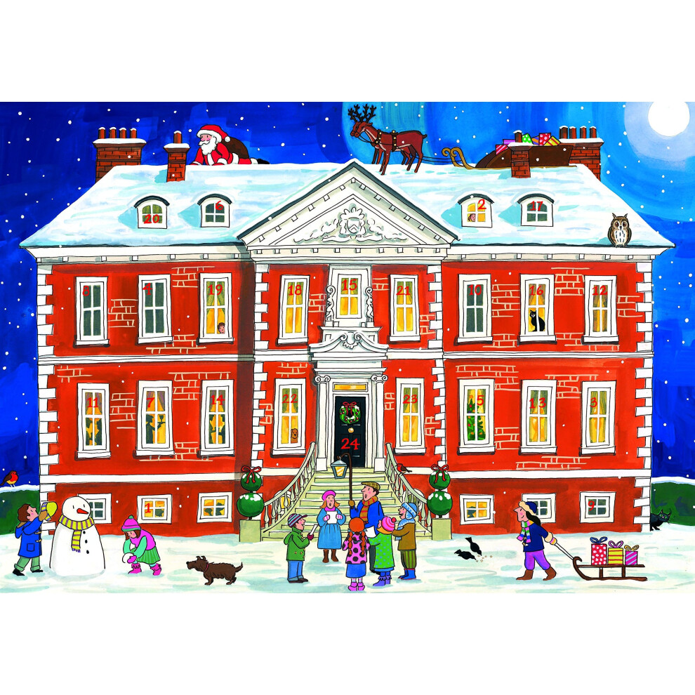 Alison Gardiner 'Country House Christmas' Large Traditional Advent Calendar