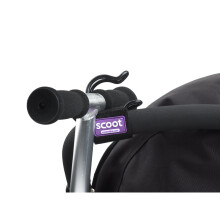 Scoot The Ultimate Buggy Hook C-4181: Patented Handlebar Carrier for Scooters, Bags & Coats (Fits Any Buggy, Up to 2 Hooks, Industrial Velcro)