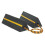Sealey Heavy-Duty Rubber Wheel Chocks - Pair 2