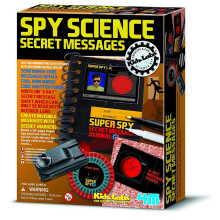 Kit di spionaggio - Spy Gear - Messaggio segreto - Per bambini da 8 anni in su
