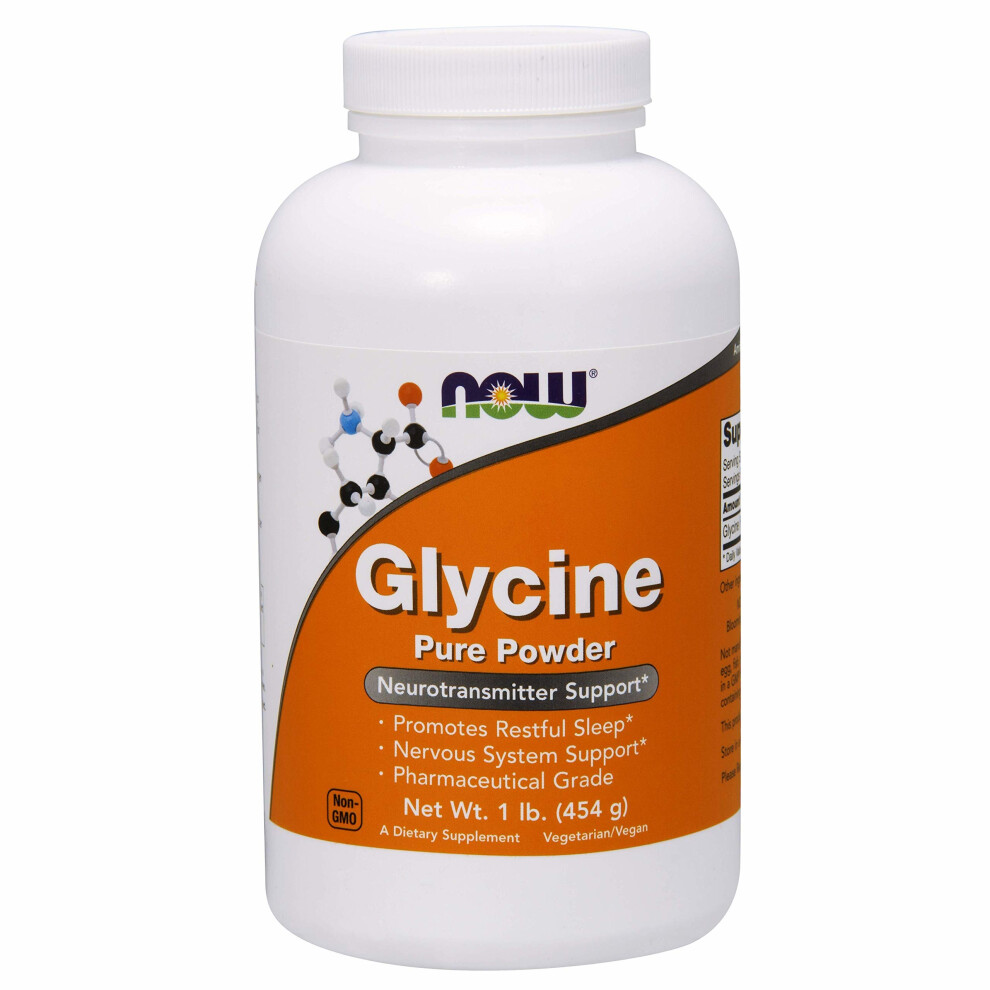 Now Foods Glycine, Pure Powder - 454G