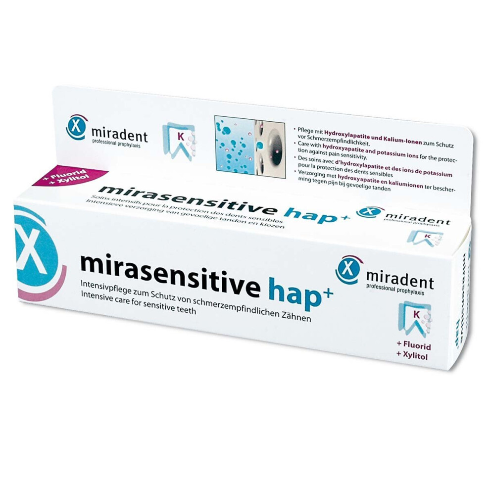 miradent hap+ Toothpaste for Hypersensitive teeth 50 ml