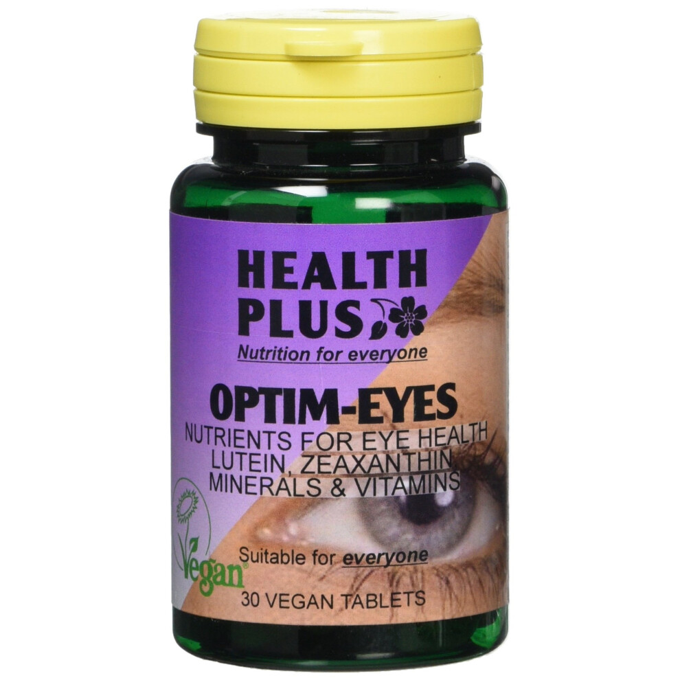 Health-Plus Health Plus Optim-Eyes Lutein Formula Vision And Eye Health Supplement - 30 Tablets