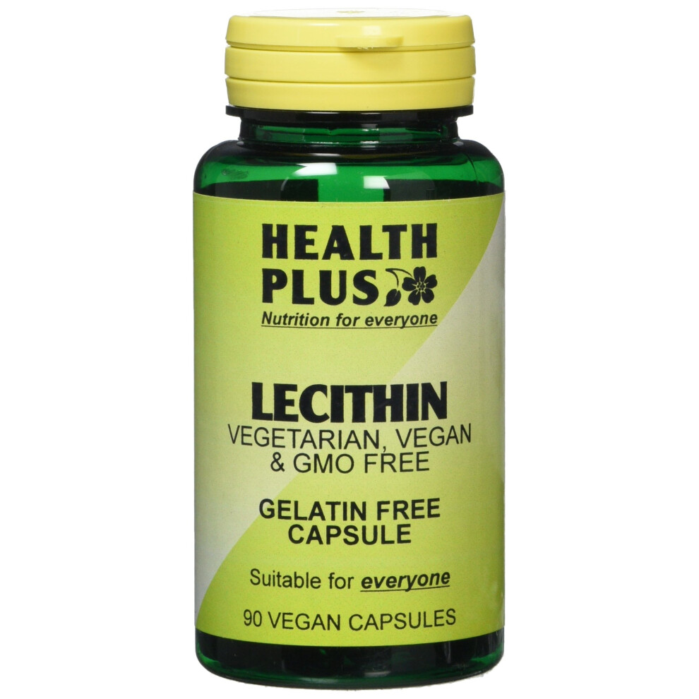 Health-Plus Health Plus Lecithin 550Mg Memory Plant Supplement - 90 Gelatin Free Capsules - Image 2