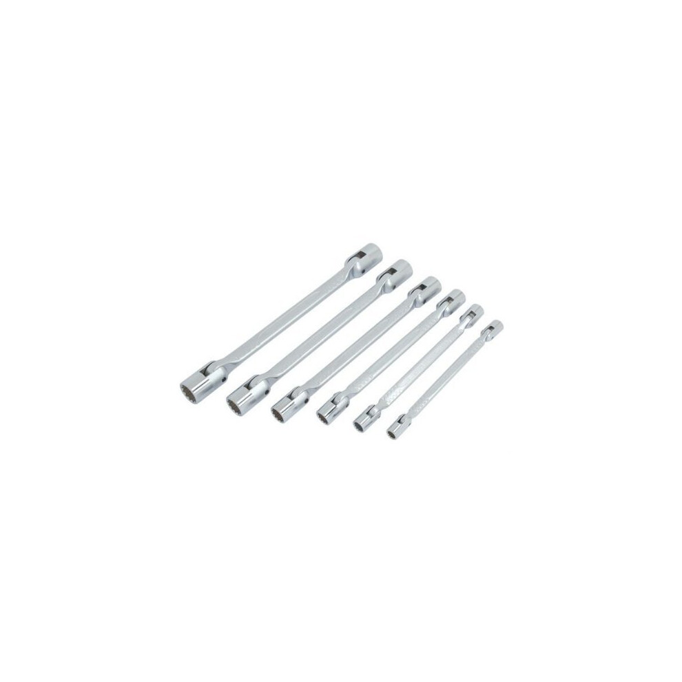 6 PIECE FLEXI HEAD SPANNER WRENCH SET